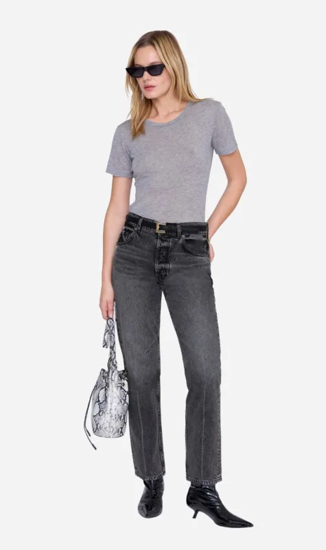 Anine Bing | Sylvie Tee - Grey sold by Sisters & Co