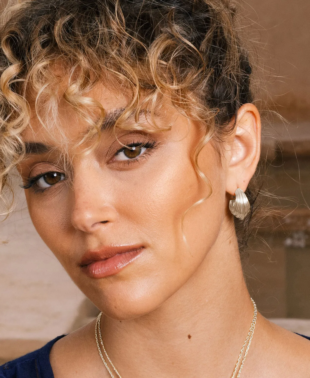 Zoe & Morgan | Rae Hoops - Silver sold by Sisters & Co product image thumbnail 2
