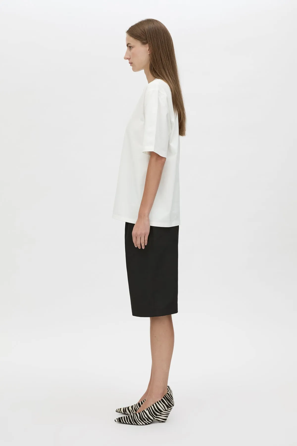 Camilla and Marc | Patina Monogram Tee - Soft White sold by Sisters & Co product image thumbnail 3