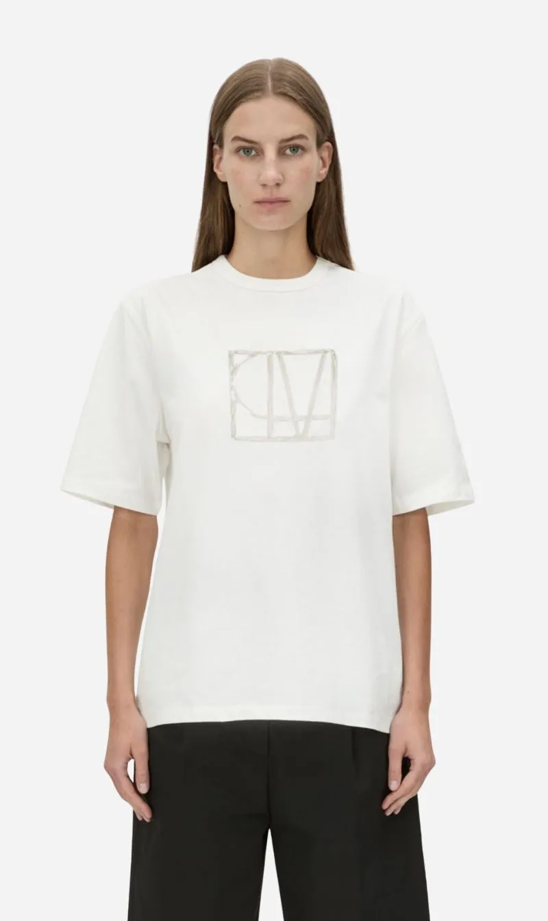 Camilla and Marc | Patina Monogram Tee - Soft White sold by Sisters & Co