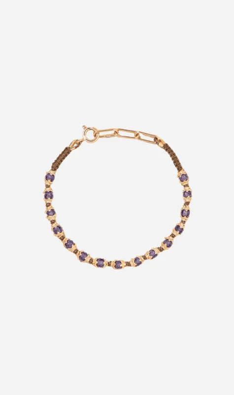 Tityaravy | Kamilah Bracelet - Amethyst sold by Sisters & Co