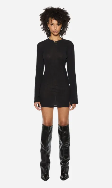 Ksubi | Crawford LS Mini Dress - Black sold by Sisters & Co