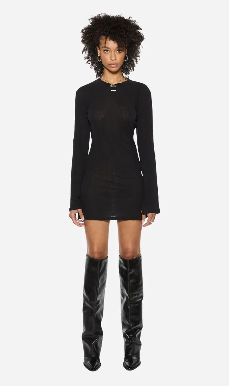 Ksubi | Crawford LS Mini Dress - Black sold by Sisters & Co