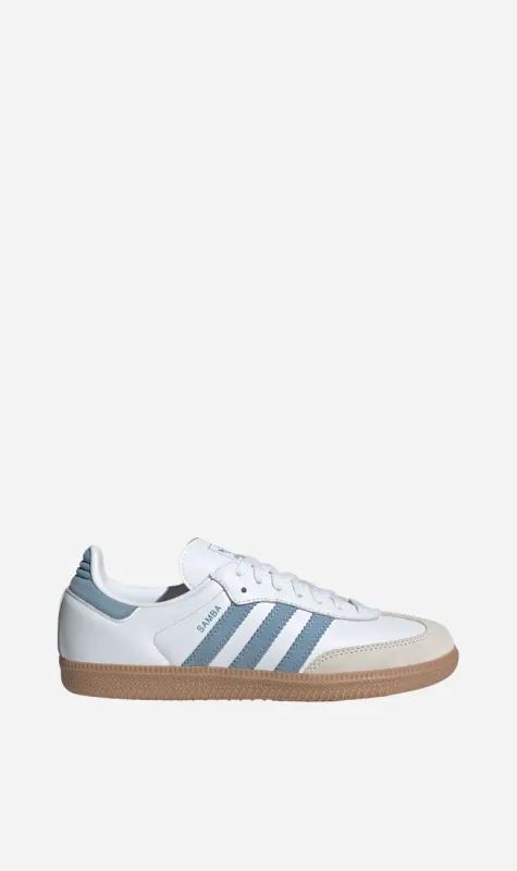 Adidas | Samba OG | - Cloud White / Alumina / Ash Blue sold by Sisters & Co
