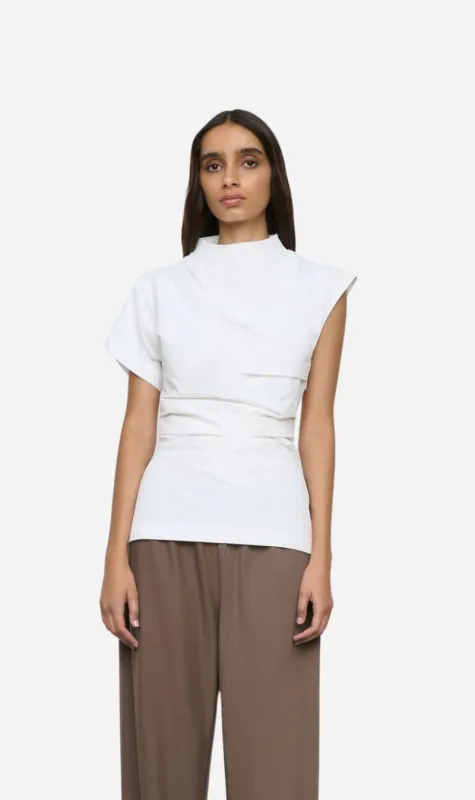 One Of Others | Inka Top - White sold by Sisters & Co