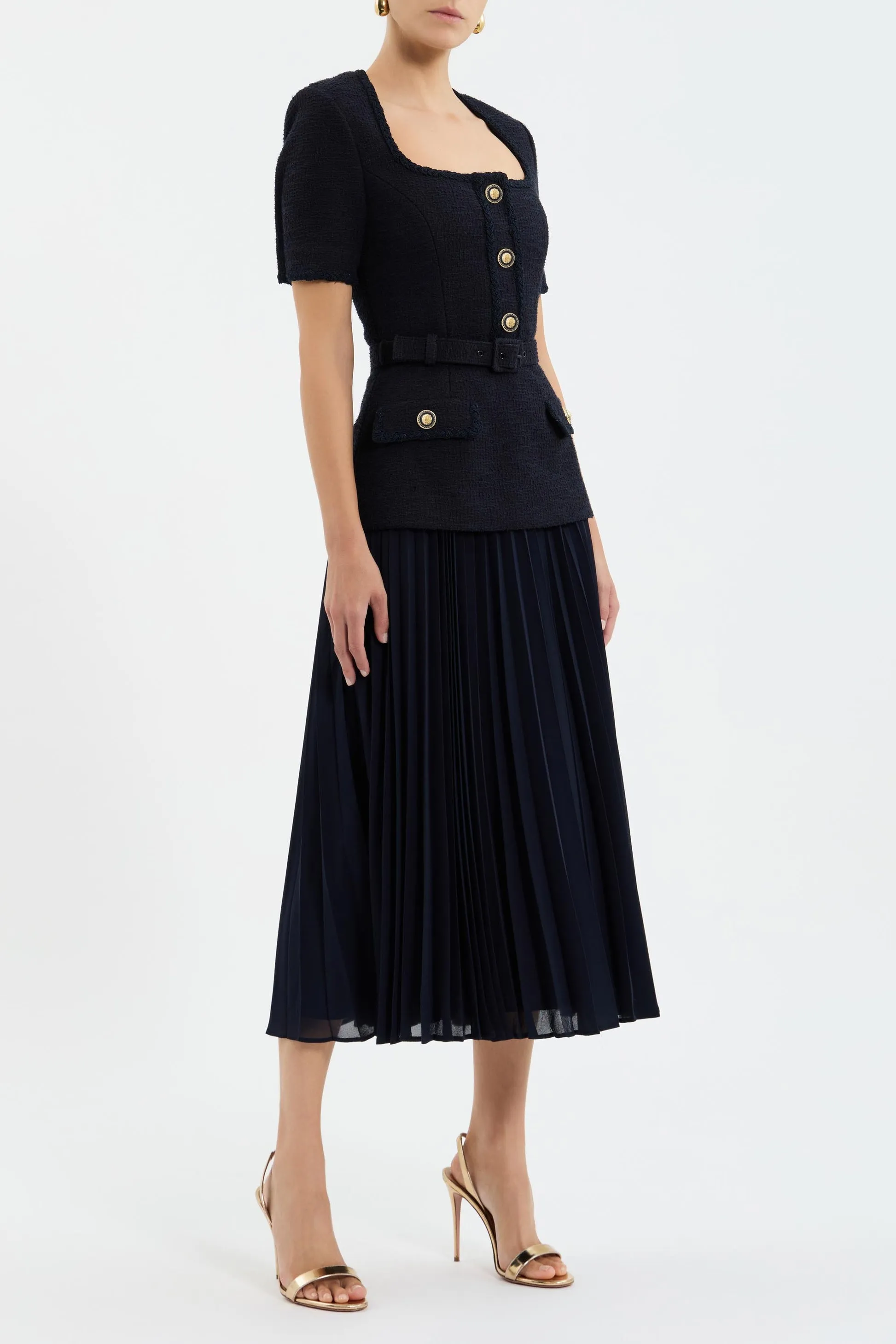 Rebecca Vallance | Jonie Midi - Navy sold by Sisters & Co product image thumbnail 3