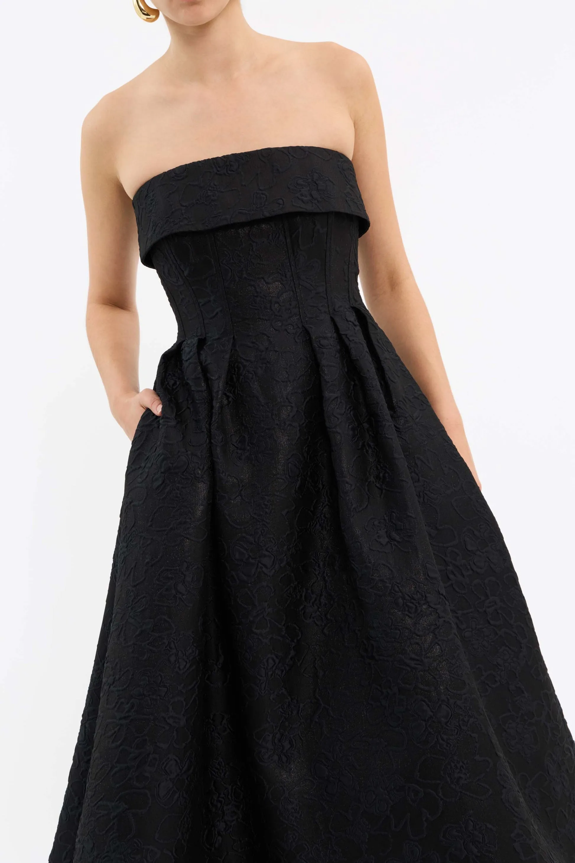 Rebecca Vallance | Esther Midi - Black sold by Sisters & Co product image thumbnail 3