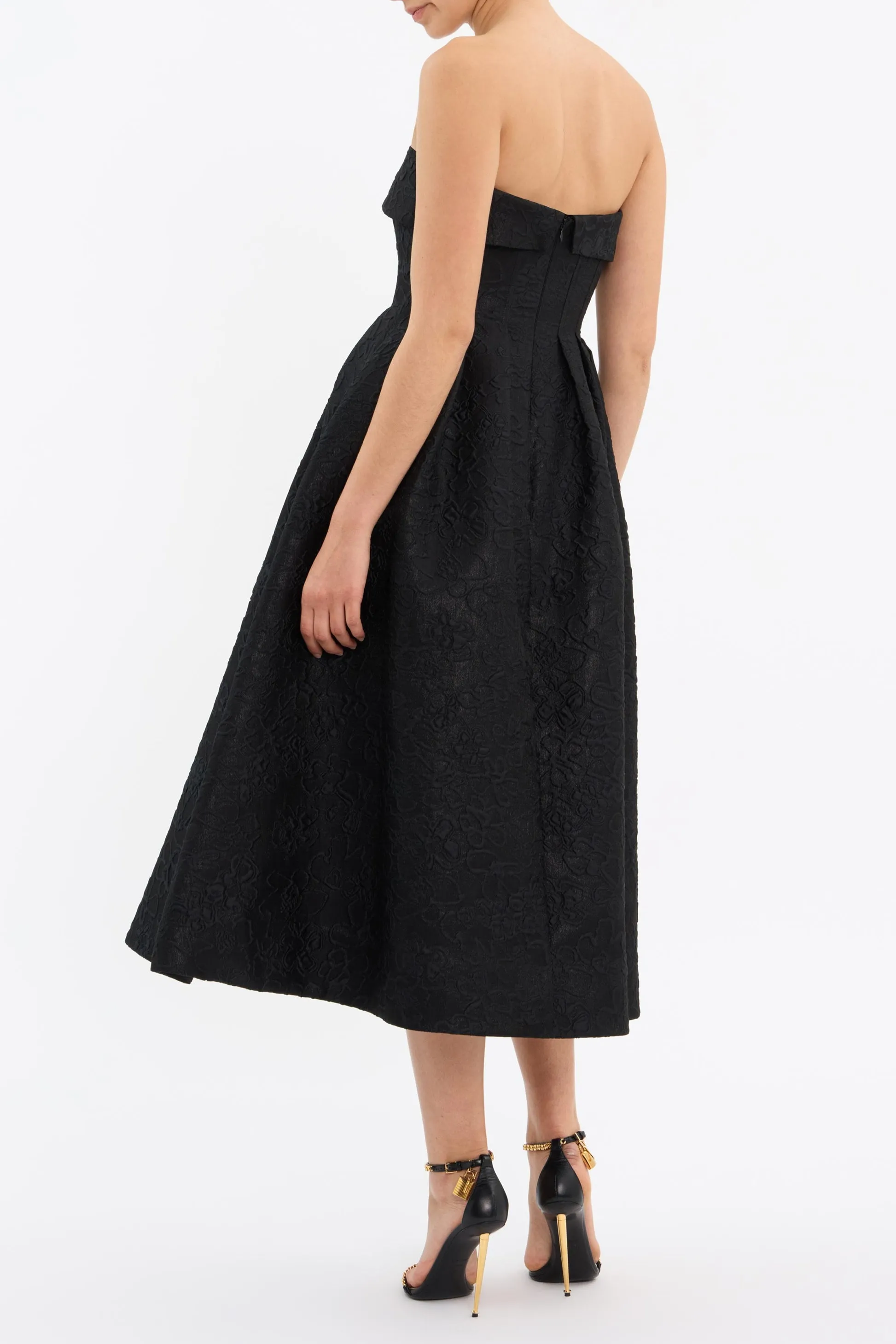 Rebecca Vallance | Esther Midi - Black sold by Sisters & Co product image thumbnail 4