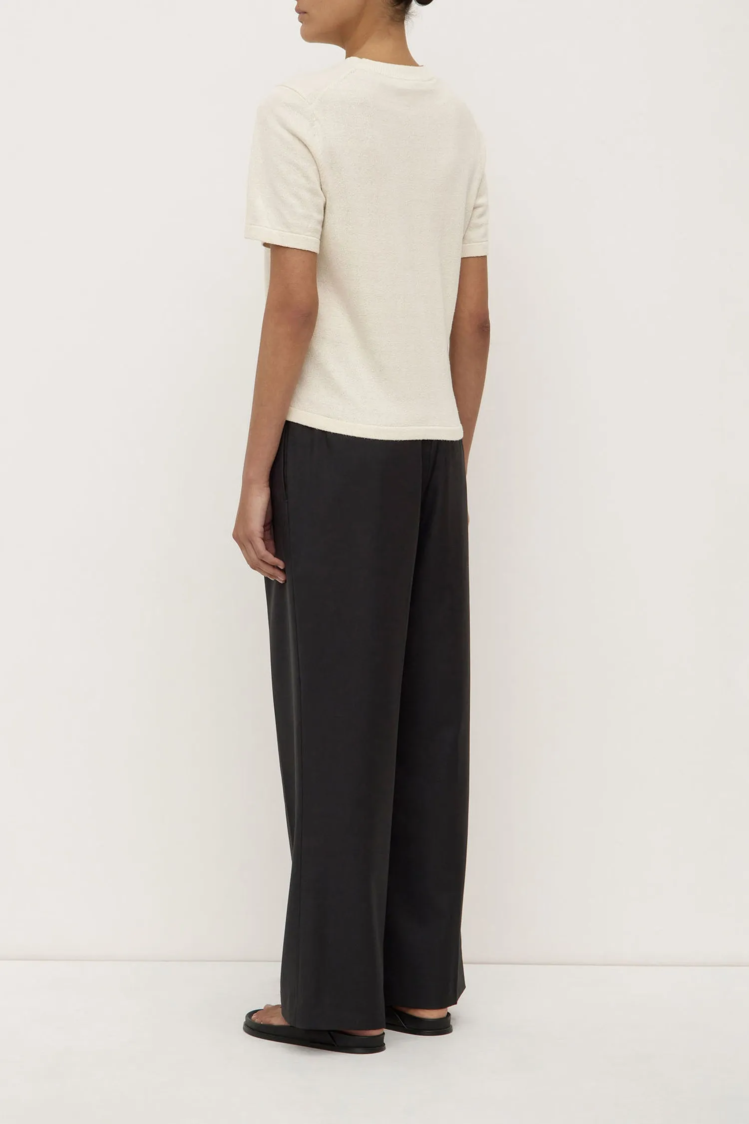 Assembly Label | June Silk Knit Tee - Cream sold by Sisters & Co product image thumbnail 4