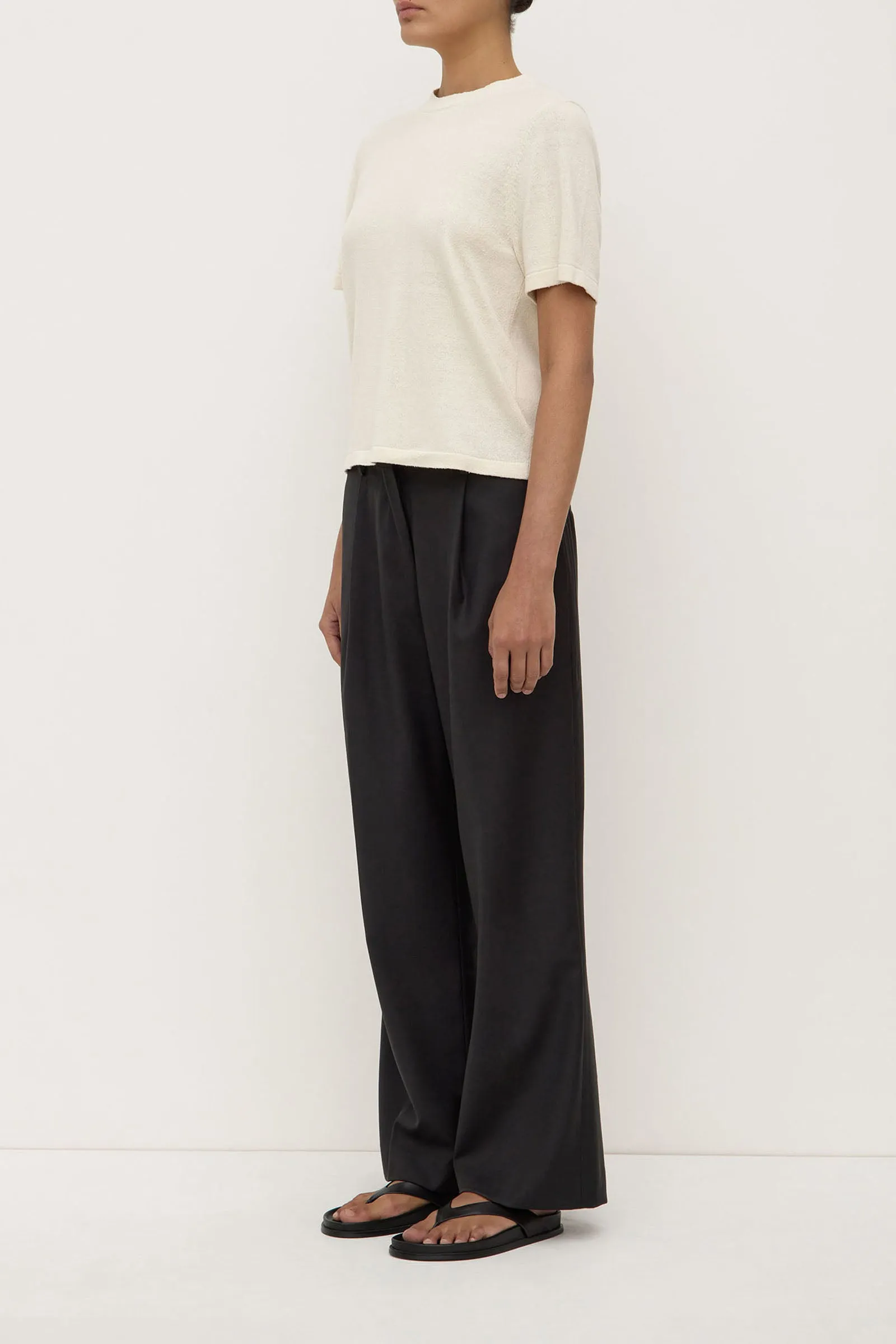 Assembly Label | June Silk Knit Tee - Cream sold by Sisters & Co product image thumbnail 3