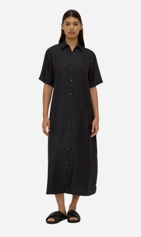 Assembly Label | Amelie Shirt Dress - Black sold by Sisters & Co
