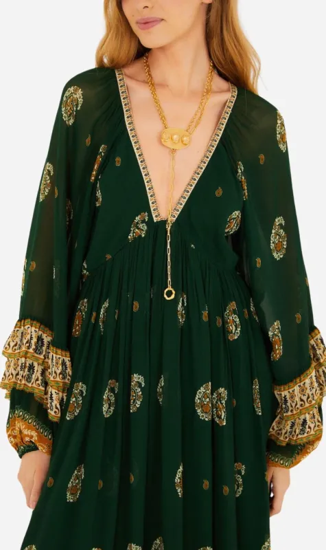 Farm Rio | Maxi Dress - Ayla Green sold by Sisters & Co