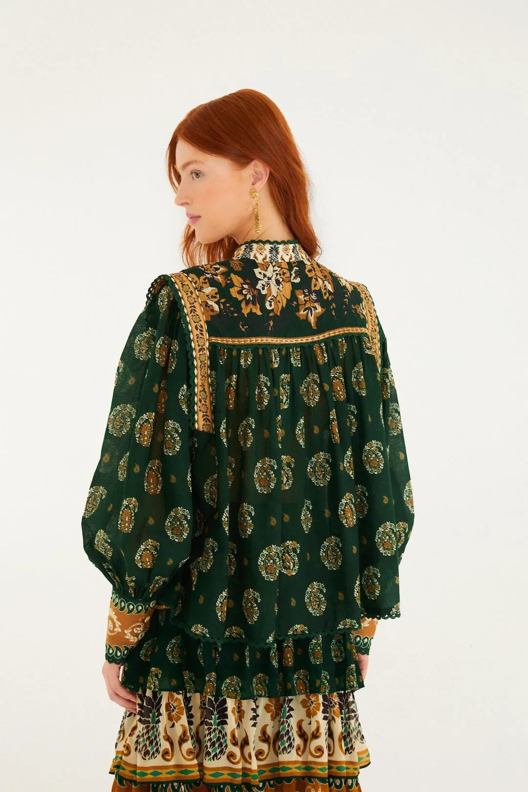 Farm Rio | Blouse - Tayla Green sold by Sisters & Co product image thumbnail 4