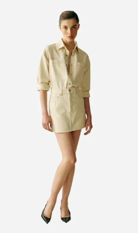 DL1961 | Alma Skirt - Ecru sold by Sisters & Co