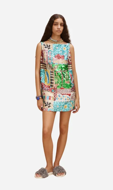 Aleamis | Jazz Embellished Mini Dress sold by Sisters & Co