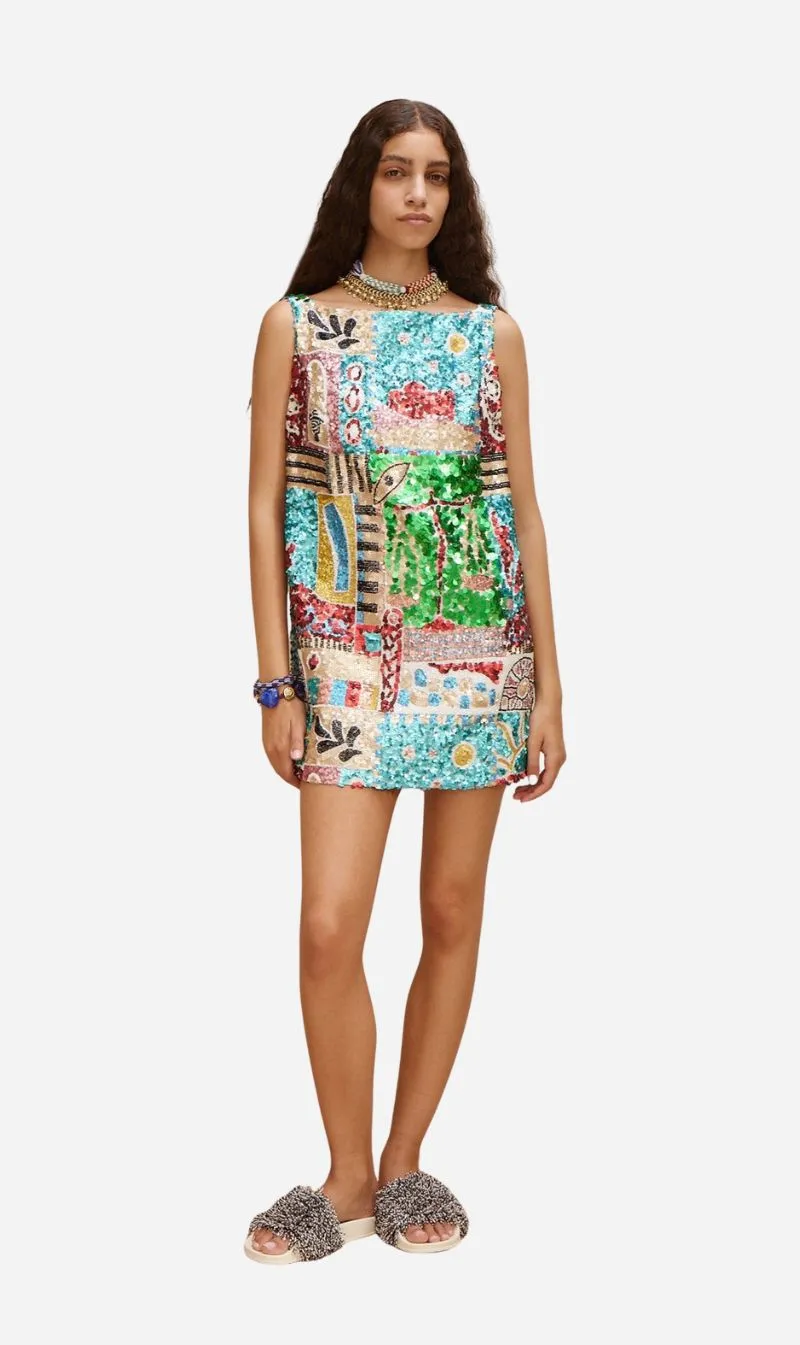 Aleamis | Jazz Embellished Mini Dress sold by Sisters & Co