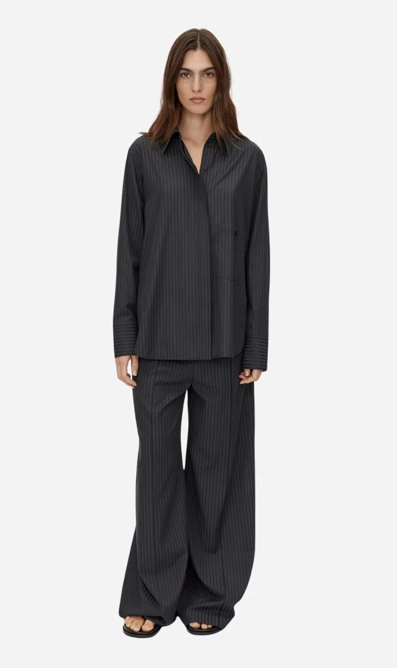 Camilla and Marc | Ophyria Shirt - Black Stripe sold by Sisters & Co