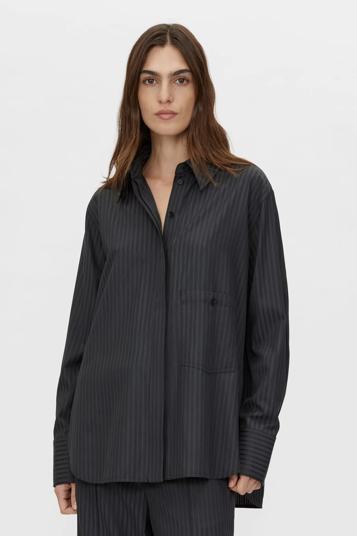 Camilla and Marc | Ophyria Shirt - Black Stripe sold by Sisters & Co product image thumbnail 2