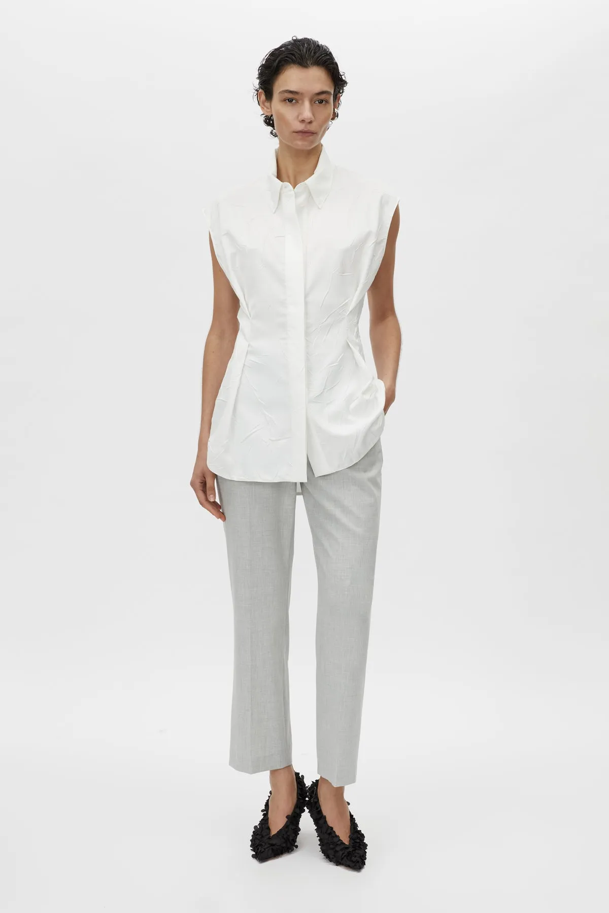 Camilla and Marc | Chantal Shirt - White sold by Sisters & Co product image thumbnail 2