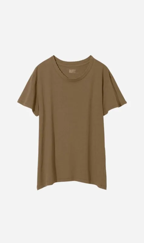 Nili Lotan | Brady Tee - Army Grey sold by Sisters & Co