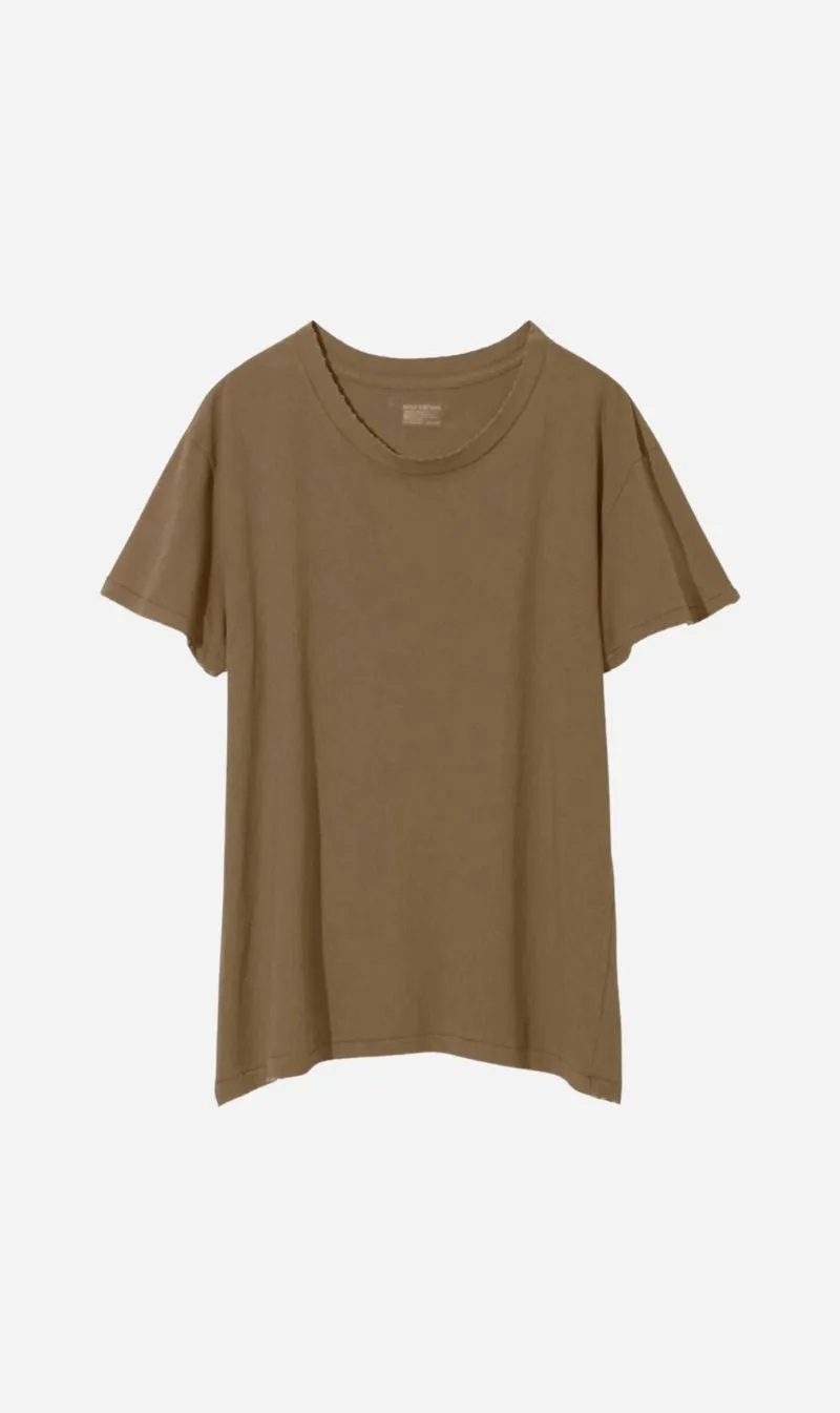 Nili Lotan | Brady Tee - Army Grey sold by Sisters & Co
