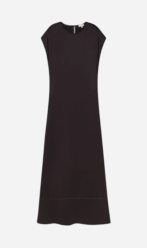 Silk Laundry | Column Dress - Black sold by Sisters & Co