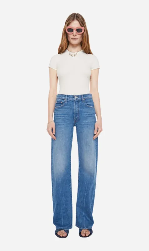 Mother Denim | The Mid Rise Lasso Sneak - Get 2 Birds Stoned sold by Sisters & Co