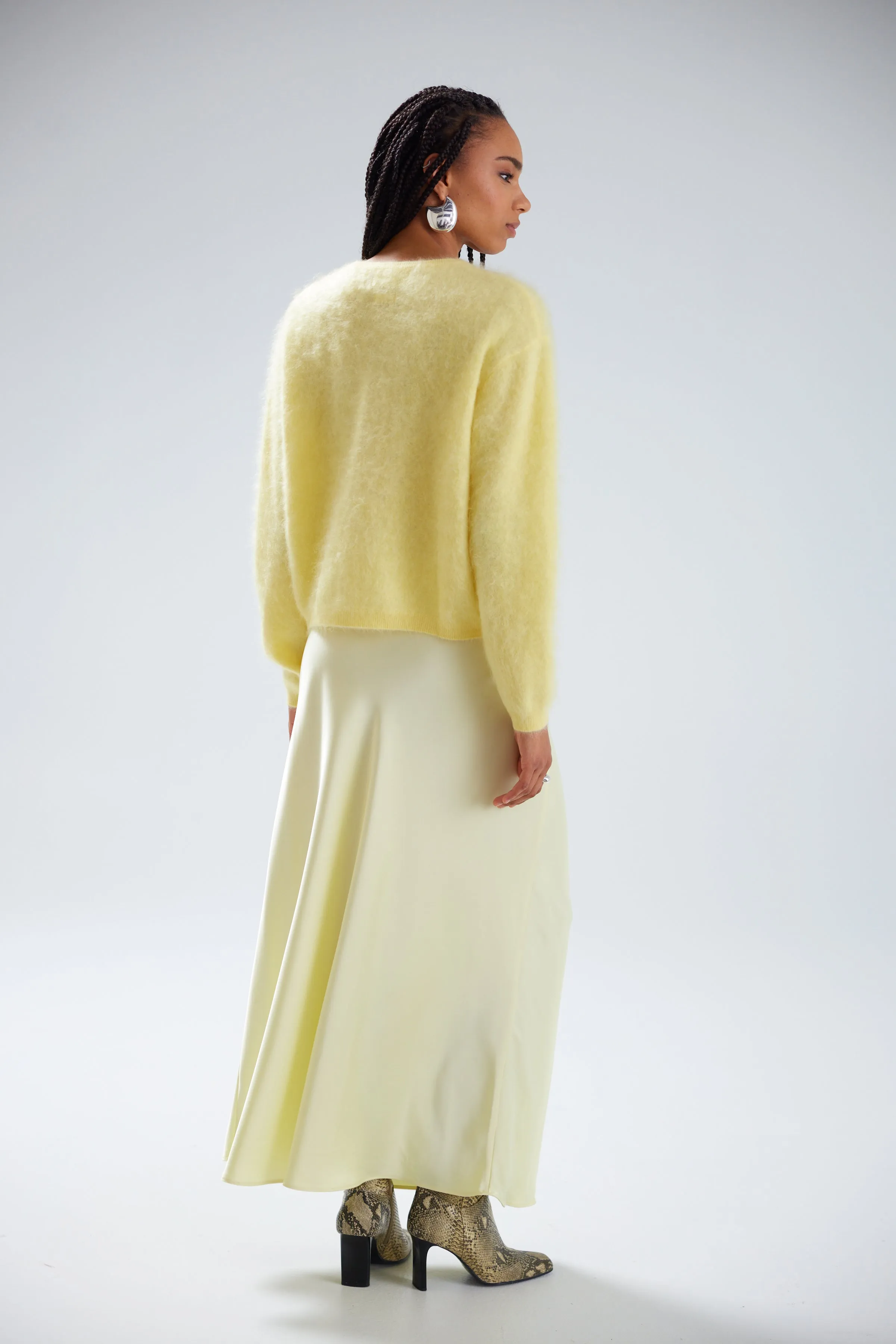 Crush | Brushed Chelsea Cardigan - Pina Colada sold by Sisters & Co product image thumbnail 4