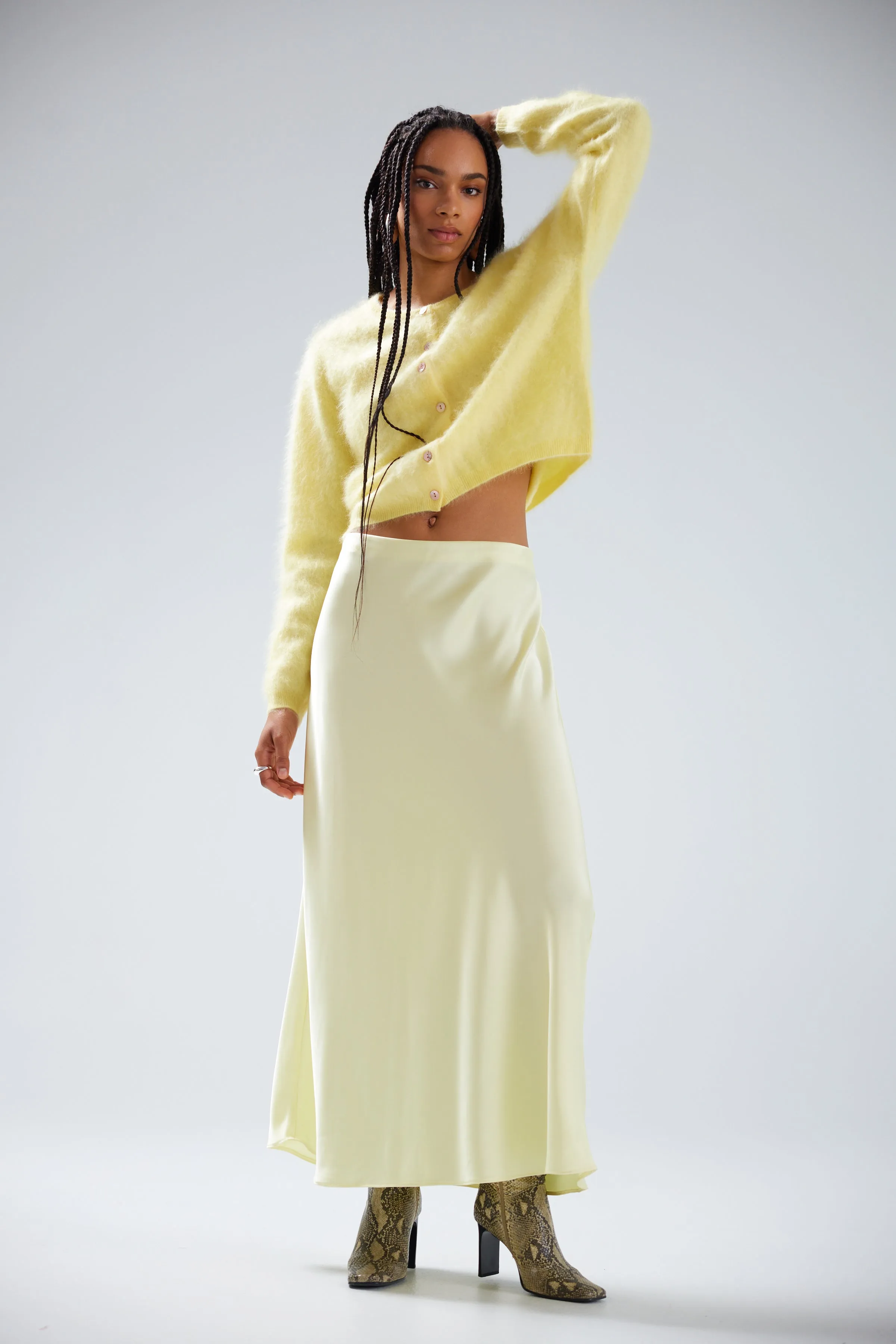 Crush | Brushed Chelsea Cardigan - Pina Colada sold by Sisters & Co product image thumbnail 2