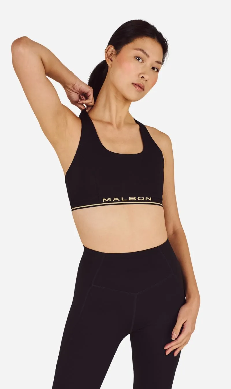 Malbon | Gabriella Scoop Bra Top - Black sold by Sisters & Co