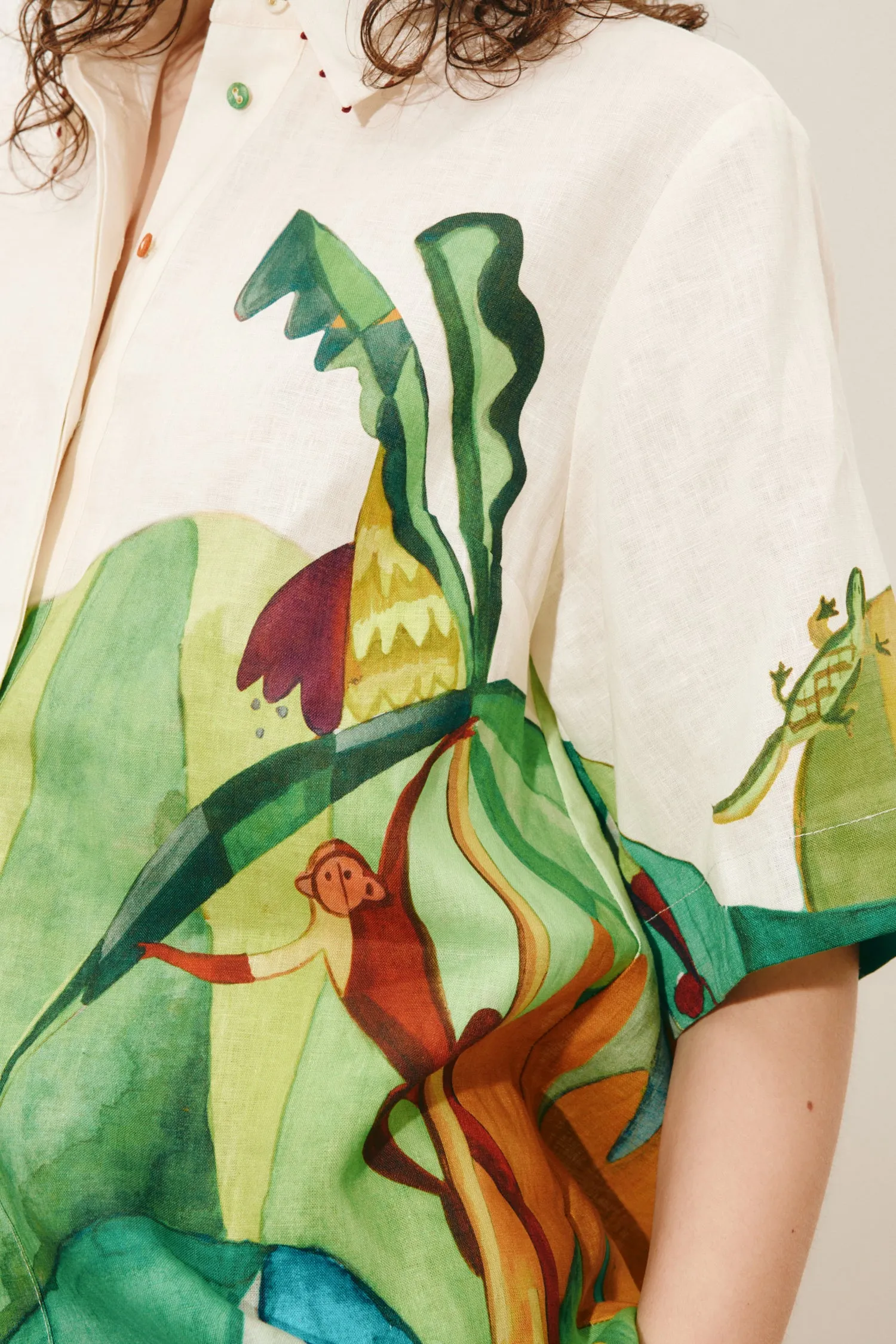 Alemais | Mokshini Shirt - Multi sold by Sisters & Co product image thumbnail 5