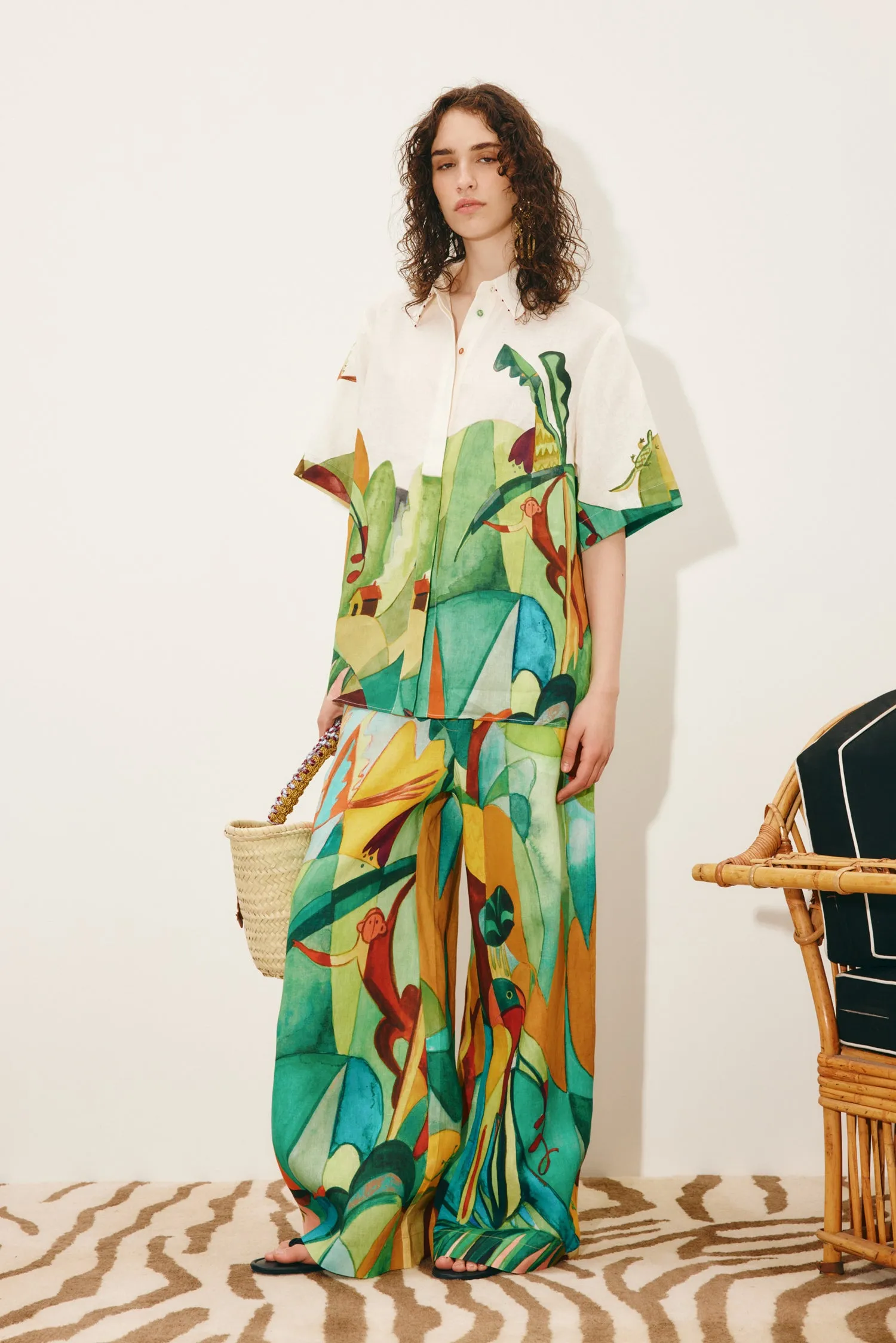 Alemais | Mokshini Shirt - Multi sold by Sisters & Co product image thumbnail 2