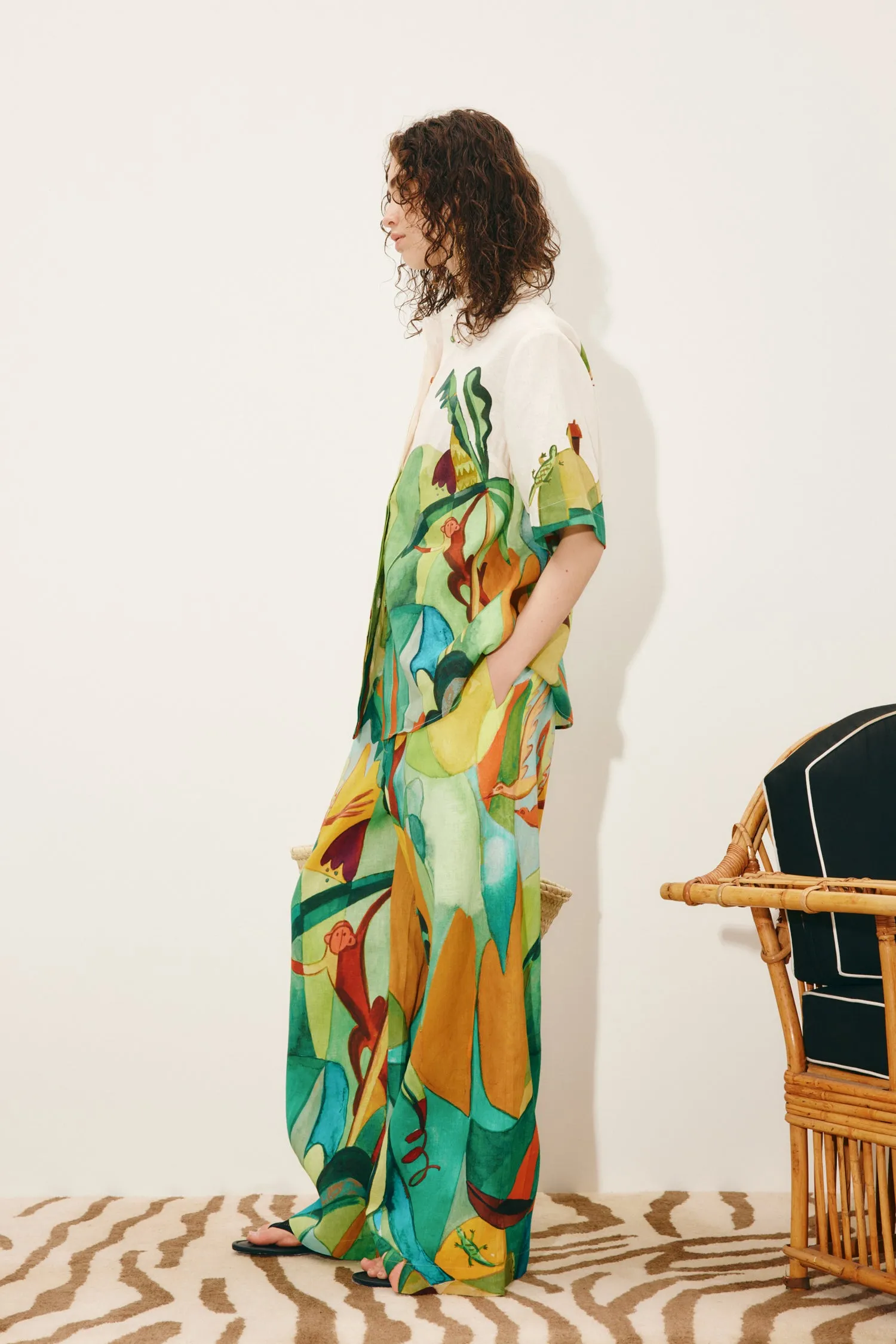 Alemais | Mokshini Shirt - Multi sold by Sisters & Co product image thumbnail 3