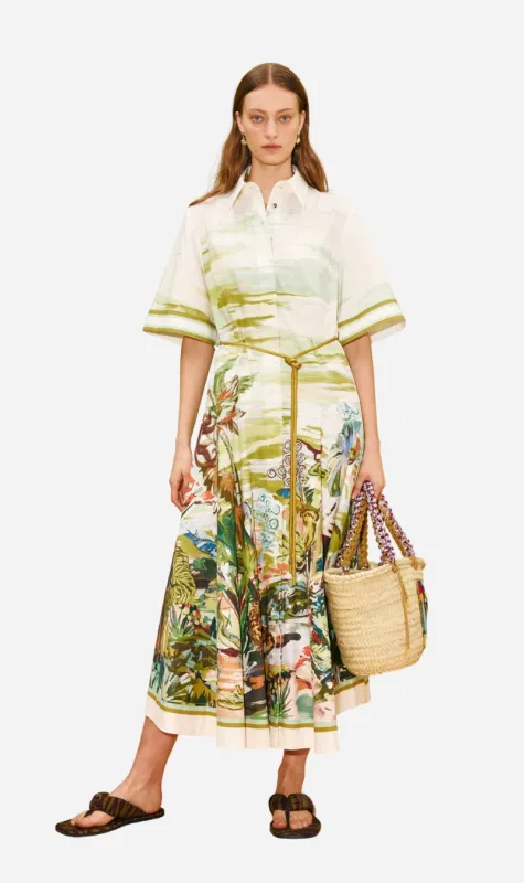 Alemais | Jungle Boogie Shirt Dress - Multi sold by Sisters & Co