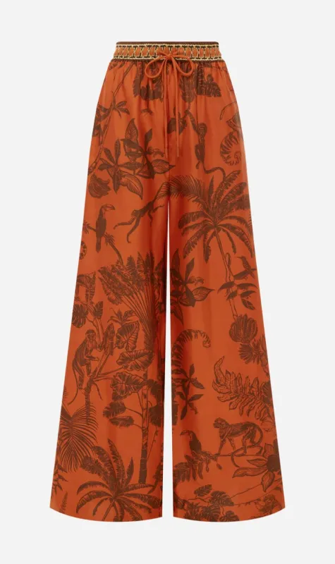 Alemais | Monkey Dance Silk Palazzo Pant - Multi sold by Sisters & Co
