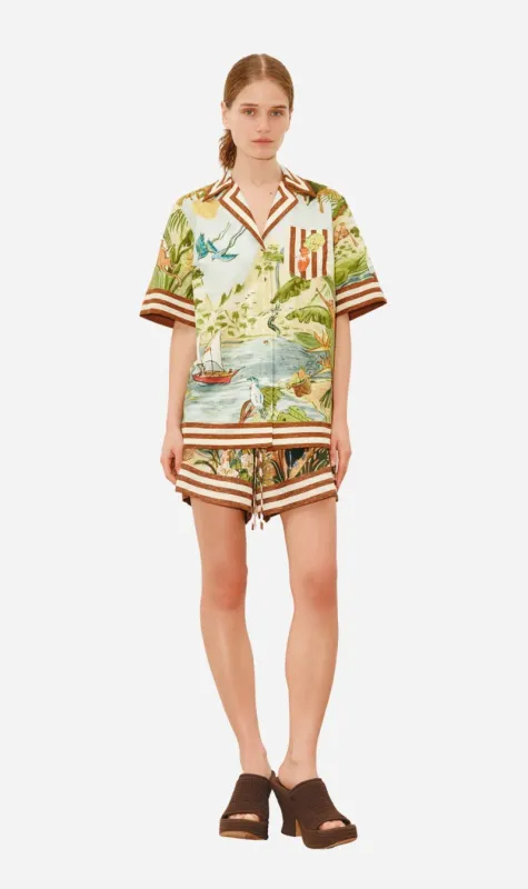 Alemais | Toucan Tango Shirt - Multi sold by Sisters & Co