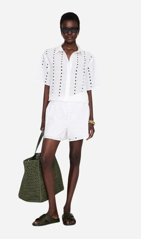 Anine Bing | Kam Short - White made by Anine Bing