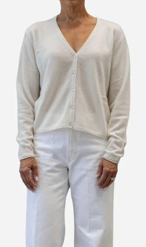 Crush | Erica Cardigan - Chalk made by Sisters & Co