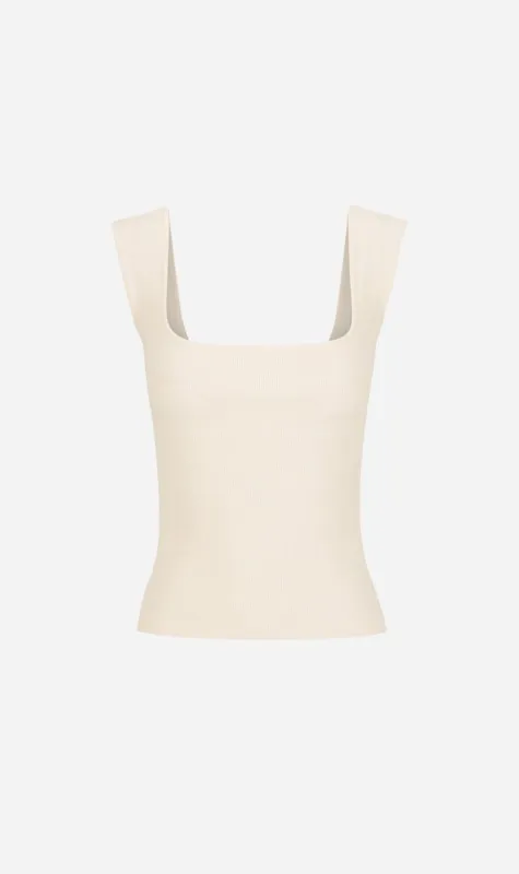Dominique Healy | Naia Tank - Off White sold by Sisters & Co