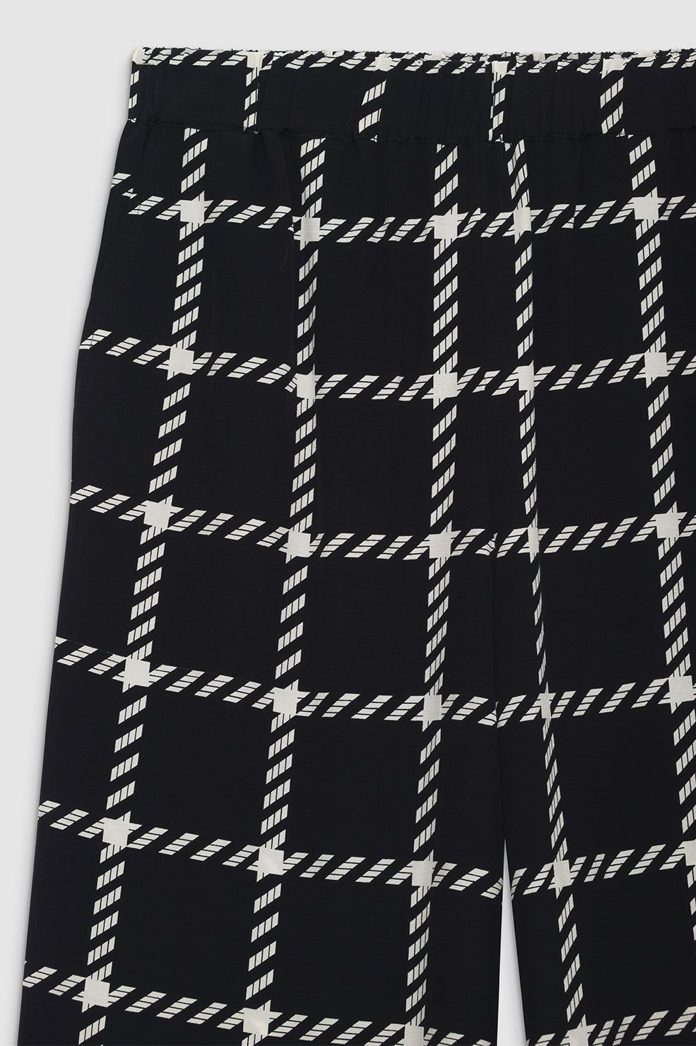 Anine Bing | Owen Pant - Black And White Plaid sold by Sister & Co product image thumbnail 4