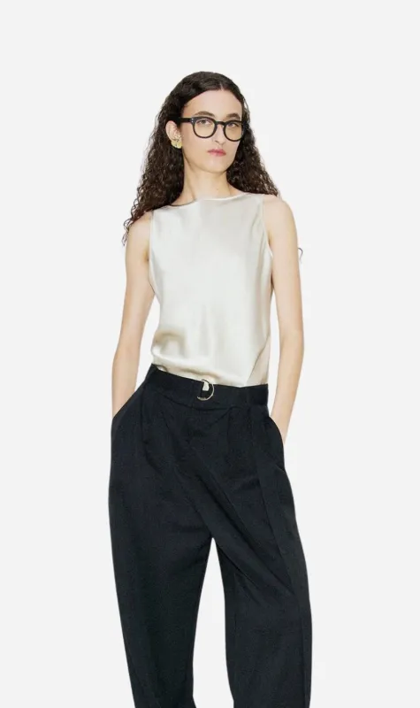 Silk Laundry | Masia Top - Hazelnut made by Silk Laundry