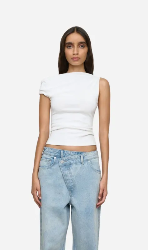One of Others | Paeton Top - White made by Sisters & Co