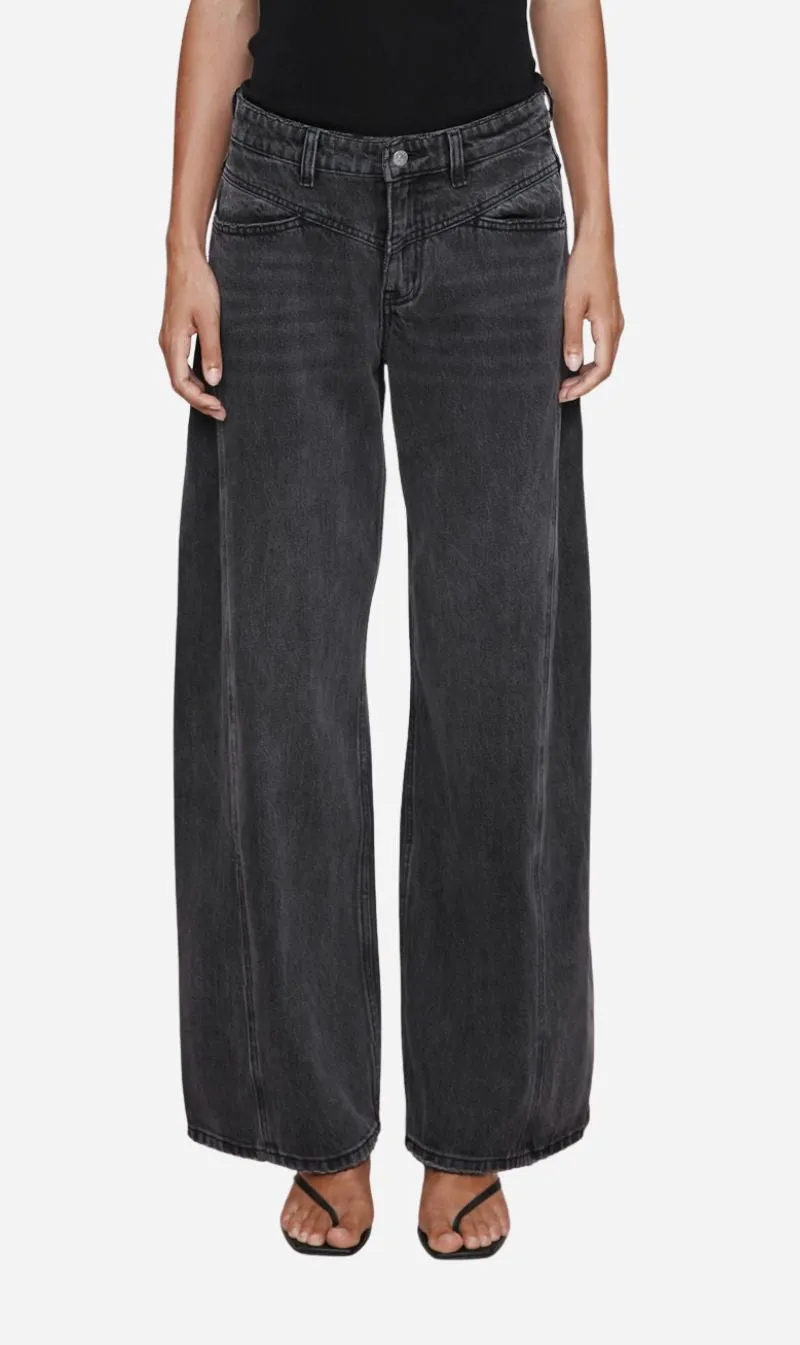 Marle | Cross Stitch Jean - Faded Black sold by Sisters & Co