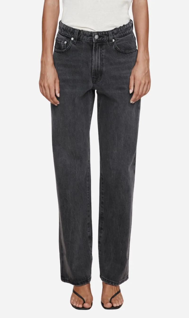 Marle | Wide Leg Jean - Faded Black sold by Sisters & Co