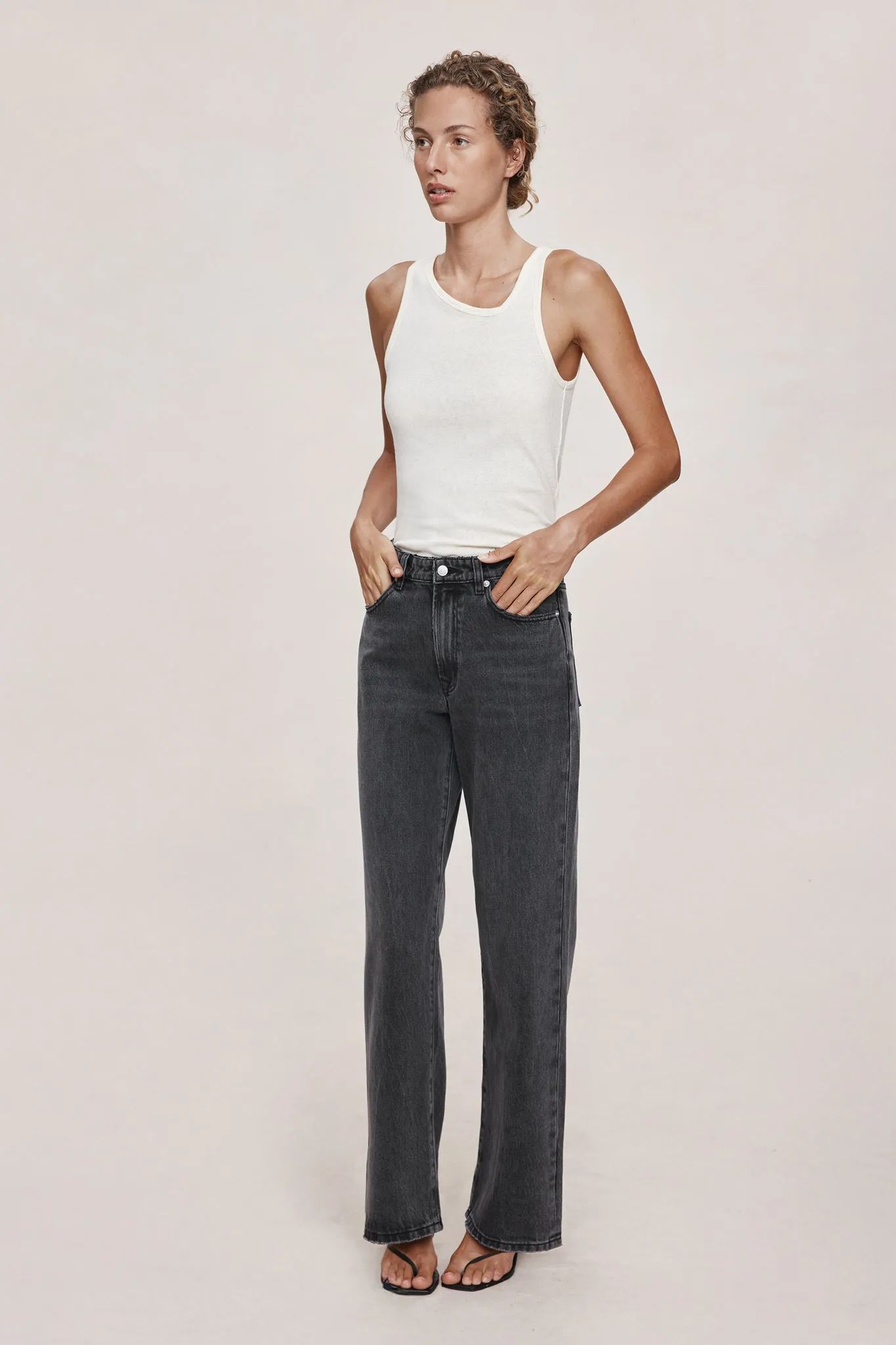 Marle | Wide Leg Jean - Faded Black sold by Sisters & Co product image thumbnail 5