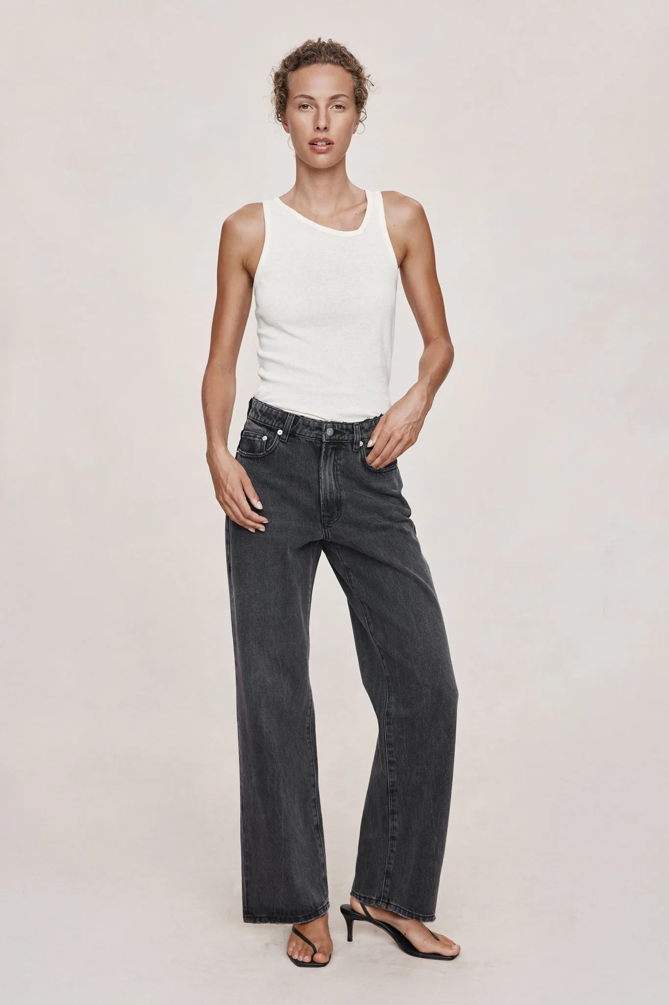 Marle | Wide Leg Jean - Faded Black sold by Sisters & Co product image thumbnail 2