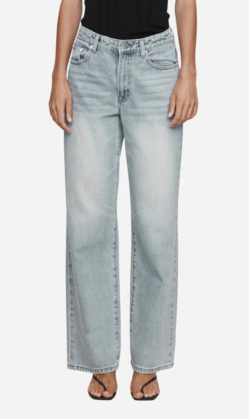 Marle | Wide Leg Jean - Faded Blue sold by Sisters & Co