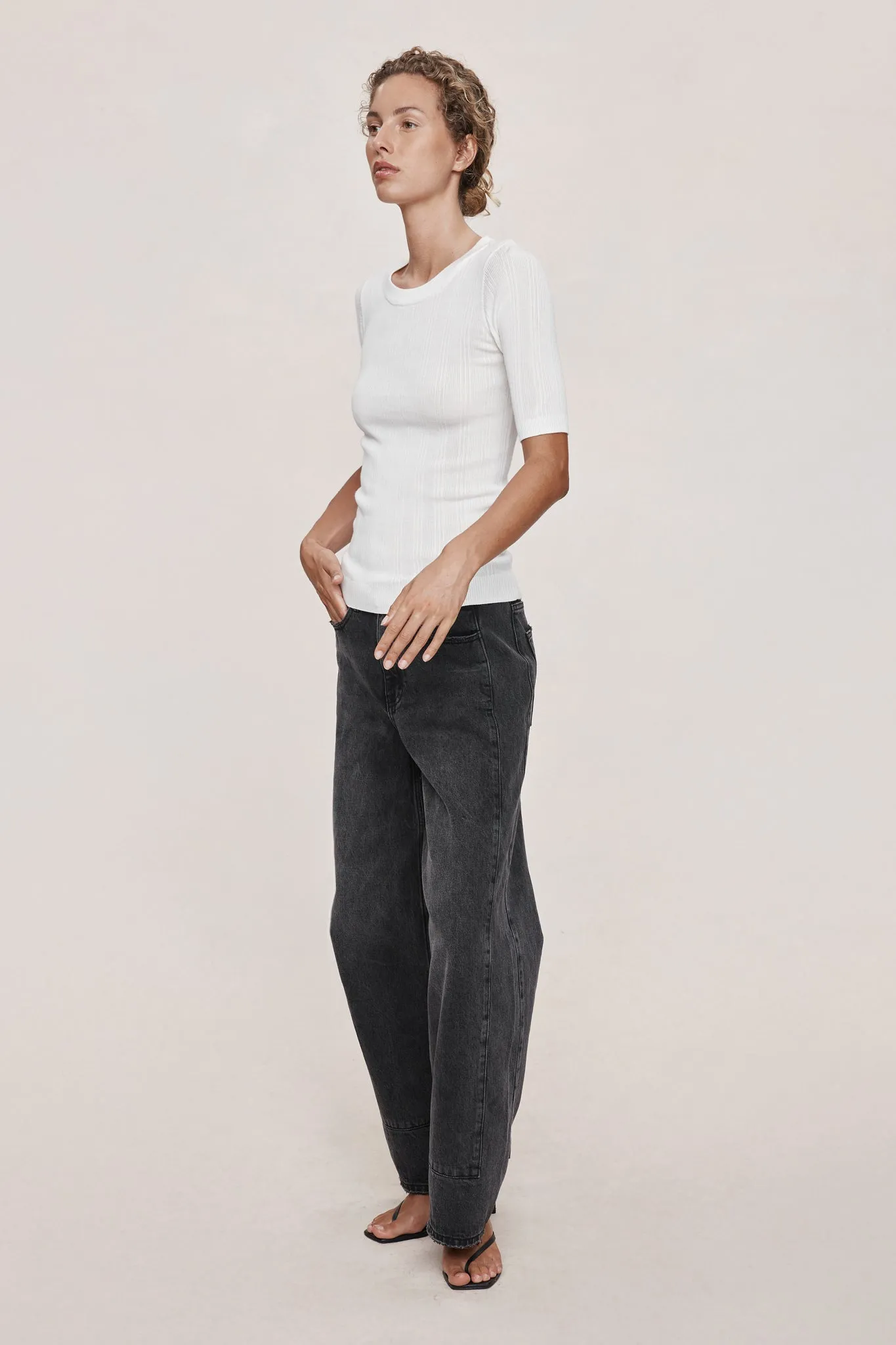 Marle | Layla Tee - Ivory sold by Sisters & Co product image thumbnail 3