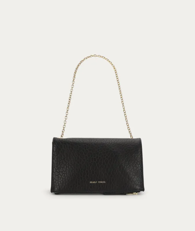 Deadly Ponies | Mr Komodo Mini - Black Bulle / Brass sold by Sisters & Co