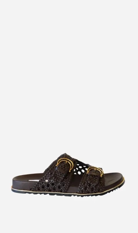 Kathryn Wilson | Holly Slide - Chocolate sold by Sisters & Co